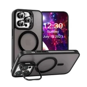 iPhone 14 Pro Max Kılıf Armor Seri Magsafe Uyumlu Stand Özellikli Kamera Lensli Kapak - 2