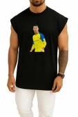Oversize Cr7 Ronaldo El Nassr Göğüs Tasarımlı Unisex Spor Atlet thumbnail 11