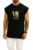 Oversize God Of Beer Göğüs Tasarımlı Unisex Spor Atlet thumbnail 11