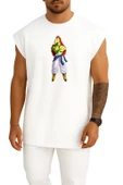 Oversize Bojack Goku Cell Vegeta Bulma Göğüs Tasarımlı Atlet thumbnail 1