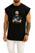 Oversize Karim Benzema Al Ittihad Göğüs Tasarımlı Unisex Spor Atlet thumbnail 11
