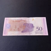 Escoines Koleksiyon 3996368f3fef60c3d9 2018 Venezuela 50Bolivar ÇİL eski yabancı kağıt para thumbnail 2