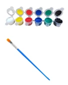 Hayal Sepeti MİNİ Seramik Boyama Seti Akrilik Boya Fırça 7x8cm - 3