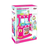 03 335 Hamarat Ayaklı Mutfak Seti Pembe -Pilsan Oyuncak thumbnail 1