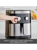 Karaca 9 Litre Ekstra Büyük Hacimli Airfryer 8 Kişilik Kapasite  Aile ve Kalabalık Sofralar İçin İdeal - 8