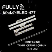Fully-eled-477 Sony,65 Inc , Kd-65xd8505, Kd-65xd8577, Kd-65xd8599, W65Qwmeb Tv Led Bar - 1
