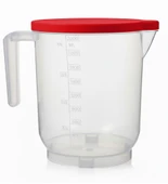 Pratik Mutfak Ölçü Kabı - 2 Litre Dereceli Şeffaf Hazne BPA Free - 3