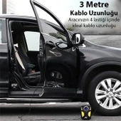 Dijital Basınç Göstergeli Oto Lastik Şişirme Pompası Hava Kompresörü thumbnail 4