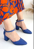 Mulen Mavi Cilt Topuklu Ayakkabı thumbnail 1