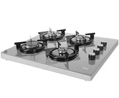 FERRE 2240 CE EMAYE IZGARALI GRİ SET ÜSTÜ CAM OCAK thumbnail 1