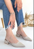 Jenti Bej Cilt Topuklu Ayakkabı thumbnail 1