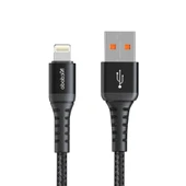 Mcdodo CA-2261 USB-A to Lightning 3A 1m Hızlı Data Şarj Kablosu - Siyah - 1