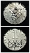Escoines Koleksiyon 3996368f3d388831dc 1994 Çek 1 koruna 1Korun ÇA/ÇİL eski yabancı madeni para thumbnail 1
