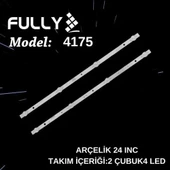 Fully-set-4175 Arçelik 24 Inc Arçelik A24l5845 4b, B24l 5845 , 24 Gch 5900b, Al24l 4950, B24k 580, Al24l 4950 Tv Led Bar - 1