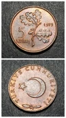 Escoines Koleksiyon 3996368f41e078eda1 1973 ççt+ 5 Kuruş eski madeni para thumbnail 1
