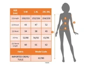 MDB Kadın Uzun Kollu Kruvaze Yakalı Belden Kuşaklı Tüllü Uzun Ithal Krep Elbise thumbnail 5