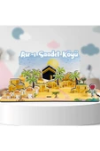 "Asr-ı Saadet Köyü" Islami Eğitici Hikayeleştirmeye Uygun Ahşap Oyuncak thumbnail 2