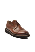 Fosco Taba Hakiki Deri Erkek Klasik Ayakkabı thumbnail 3