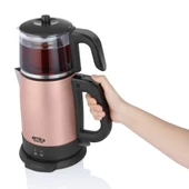 Arnica IH33200 Demli Stil 1800 W Rose Cam Demlikli Çay Makinesi - 1