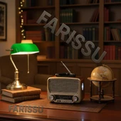 BK-330 Retro Güneş Enerjili (Solar) Radyo, Taşınabilir MP3 Oynatıcı, FM/AM/SW Radyo ve Fener - 1