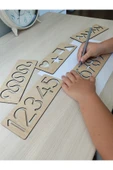 Sayı Ve Şekil Ahşap Çizgi Çalışması thumbnail 1