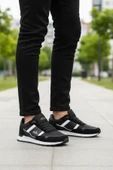 Slazenger Siyah Beyaz Bağcıklı Erkek Spor Ayakkabı thumbnail 3