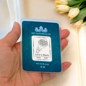 Güzelliğin ve Neşenin Ruhunu Taşıyan Çiçek Temalı Hediyeye Özel 5 Gram 999 Ayar Gümüş Külçesi-688 thumbnail 2