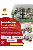 Şehir Kurma Oyunu - Benim Şehrim Ahşap Oyunu - Eğitici ve Eğlenceli Ahşap Oyuncak thumbnail 3