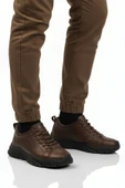 Bulldozer Kahve Hakiki Deri Dar Kalıp Erkek Casual Ayakkabı thumbnail 1