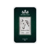 Hediyeye Özel 5 Gram Görkemli ve Güçlü At Temalı 999 Ayar Gümüş ile Üretilmiş Gümüş Külçesi-699 - 1