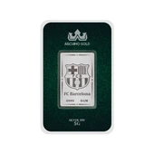 Katalan Efsanesi ve Futbol Aşkı Temalı Hediyeye Özel 5 Gram 999 Ayar Gümüş Külçesi-685 - 1