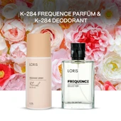 Loris K-284 Frequence Kadın Parfüm 50 Ml & K-284 Kadın Deodorant 150 Ml - 1