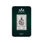 Hediyeye Özel 5 Gram Karanlığın ve Adaletin Simgesi Olan Kahraman Temalı 999 Ayar Gümüş Külçesi-703 - 1