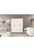 ZEYTUNHOME Moderno XL 4 Kapaklı 2 Çekmeceli Gardırop – Geniş Aileler İçin Şık Çözüm - 1