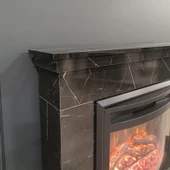 Dlc 1165S Ceningan Mermer Desen Bluetooth ve Ses Efektli Elektrikli Şömine thumbnail 3