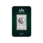 Yin Yang Sembolü ile Bütünleşen Ağaç Temalı Hediyeye Özel 5 Gram 999 Ayar Gümüş Külçesi-691 - 1