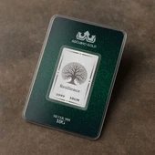 İhtişamlı ve Zarif Ağaç Temalı Hediyeye Özel 10 Gram 999 Ayar Gümüş ile Üretilmiş Gümüş Külçesi-694 - 1