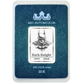 Cesur Karakterli Süper Kahraman Batman Temalı Hediyeye Özel 10 Gram 999 Ayar Gümüş Külçesi-695 thumbnail 1