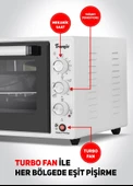 Elektrikli Fırın, Turbo Fan + Lamba, Yoğurt Mayalama thumbnail 4