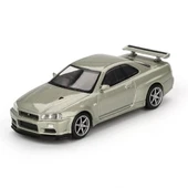 Mini GT 1/64 Nissan Skyline GT-R (R34) V-Spec II Nür Millenium Jade thumbnail 1