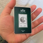 999 Ayar Gümüş ile Üretilmiş Yin Yang Sembolü ile Bütünleşen Ağaç Temalı Hediyelik 10 Gram Gümüş Külçesi-691 - 3