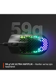 (OUTLET) SteelSeries Aerox 3 Onyx 8500 Cpı 6 Tuş Rgb Optik Kablolu Gaming (OYUNCU) Mouse thumbnail 4