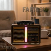 BK-7050BTS Nostaljik Solar Radyo | AM/FM/SW 3 Bant | Bluetooth, USB/TF Müzik Destekli | El Fenerli - 3