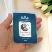 999 Ayar Gümüş Tasarımlı Yin Yang ve Ağaç Temalı Hediyeye Özel 10 Gram Gümüş Külçesi-691 thumbnail 2