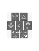 One Spray Tattoo Goa Pack Dövme Şablon Seti - 4