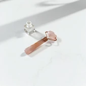 Pembe Quartz Mini Roller Masaj Taşı Face Roller thumbnail 2