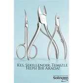 3’lü Paslanmaz Manikür Seti – Tırnak Makası, Et Pens, Kavisli Makas | Evde Profesyonel Bakım - 1