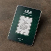 Dua ile Bütünleşen Mevlana Temalı 999 Ayar Gümüş ile Üretilmiş Hediyeye Özel 10 Gram Gümüş Külçesi-697 - 1