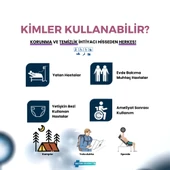 Yatan Hasta ve Evde Bakım Seti , Gümüş İyonlu, 25’li Perine Mendili Hediyeli thumbnail 5