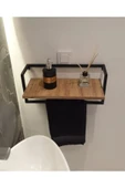 AJU Havluluk Banyo Rafı Sabunluk Şal Askılığı Havlu Askısı Banyo Mutfak Düzenleyici Çok Amaçlı Raf - 6
